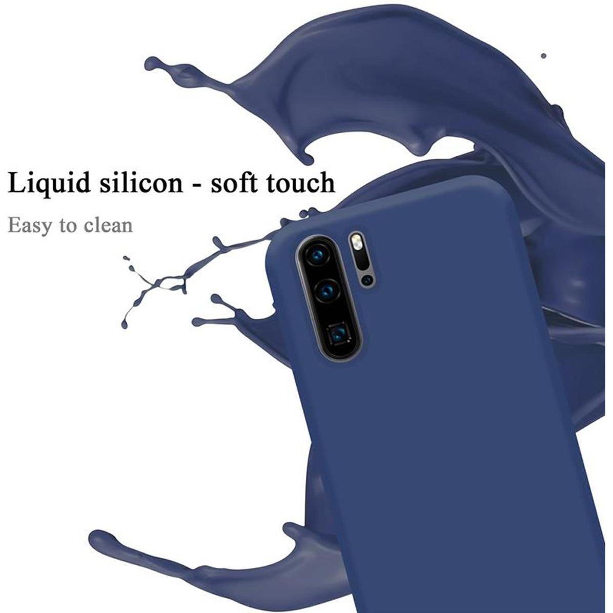 Thumbnail - Cadorabo TPU Liquid Silicone Case Cover (Huawei P30 Pro), Smartphone Hülle, Blau