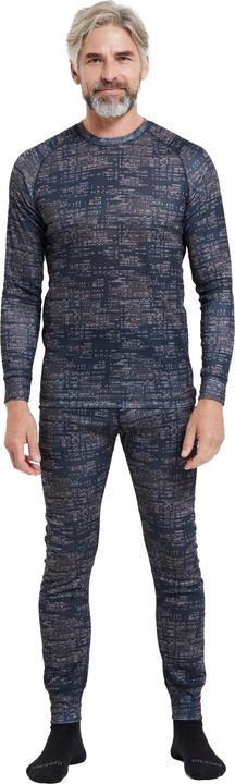 Actual product image Mountain Warehouse Mens Talus Printed Long-Sleeved Thermal Top (L)
