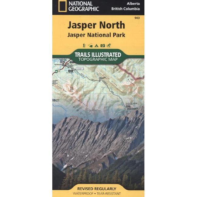 National Geogr.Trails. Jasper North, Landkarte