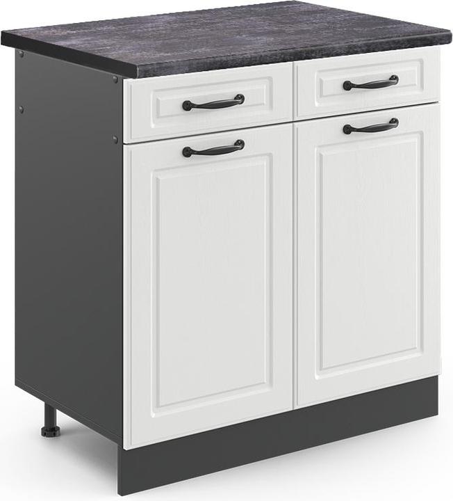 Anthrazit, Weiss, Weiss Landhaus