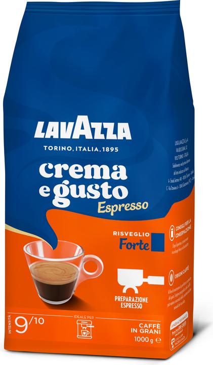 Image du produit Lavazza Kawa ziarnista Crema e Gusto Forte 1 kg (1000 g, Torréfaction moyenne)