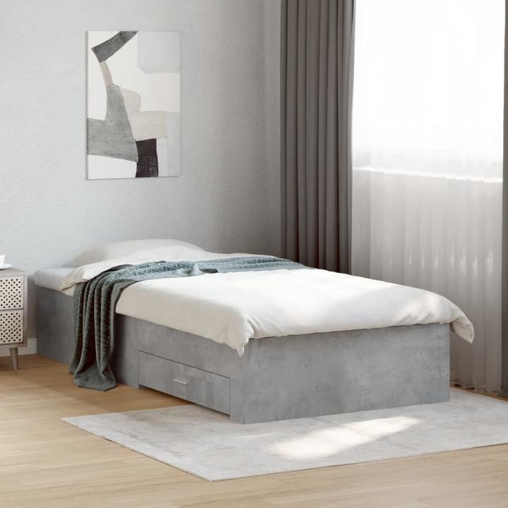 Image du produit VidaXL Cadre de lit avec tiroirs (90 x 200 cm)