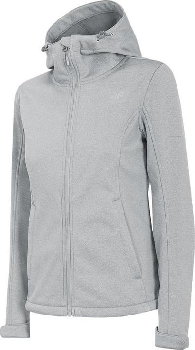 Produktbild 4F Damen Softshelljacke Cool Light Grey Melange H4Z22 SFD350 27M (S) (S)