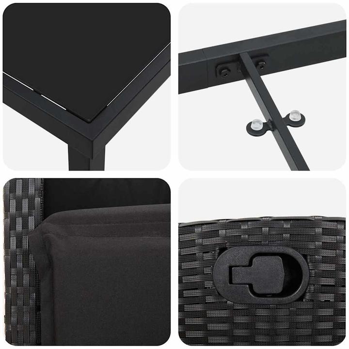 Produktbild vidaXL Gartenstuhl (160 x 80 x 73 cm)