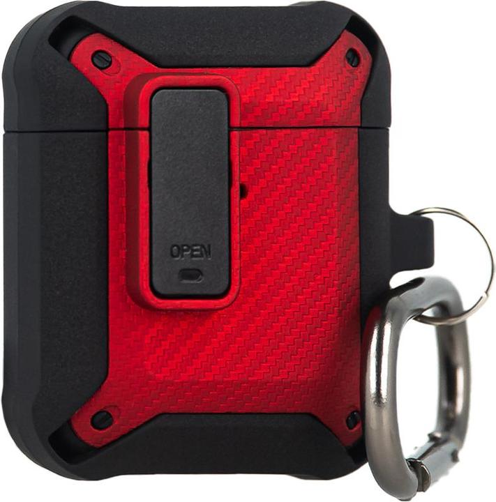 Produktbild OEM Tasche für Airpods / Airpods 2 Nitro rot (Kopfhörer Tasche)