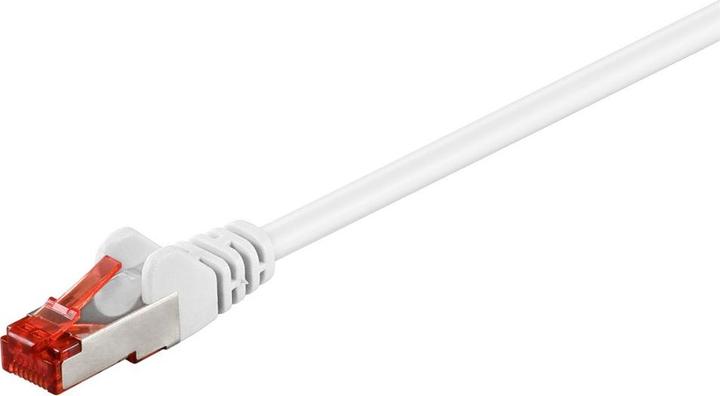 Image du produit Dönges Câble patch Cat. 6, 2x RJ45 avec S/FTP, 15 m, blanc (UTP, CAT6, 15 m)