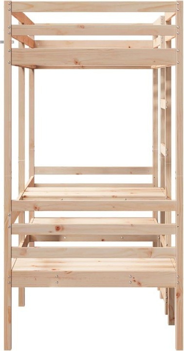 Image du produit VidaXL Lit superposé avec bureau & chaises (90 x 200 cm)