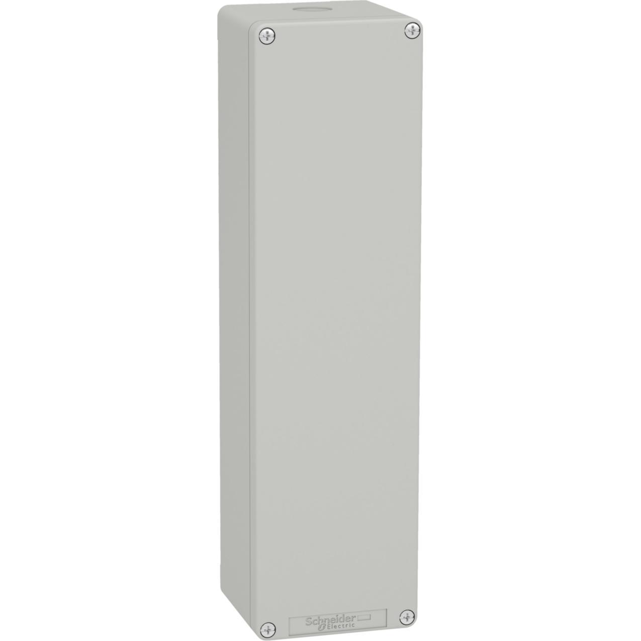 Schneider Electric XAPD54 Leergehäuse XAP Metall grau ohne Bohrung - CSA (Gehäuse), Elektronikzubehör + Gehäuse, Grau