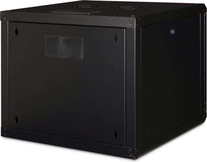 Actual product image Digitus DN-19 09U-6/6-SW Wall cabinet black (9 RU, 19 inch rack)