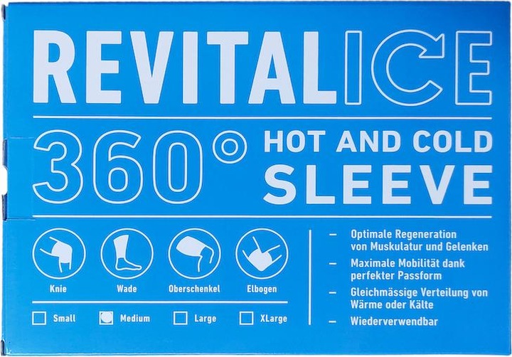Actual product image Revitalice Ice Sleeve, Portable cooling pack, L (1 x)