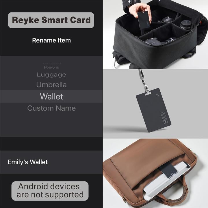 Image du produit Reyke Slim Wallet Tracker Card mit Apple Find My (iOS) (iOS)