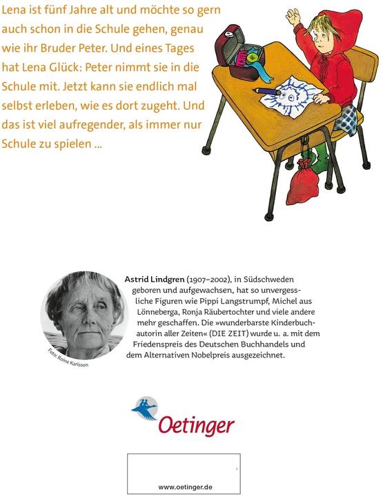Produktbild Ich will auch in die Schule gehen (Deutsch, Astrid Lindgren, 1980)