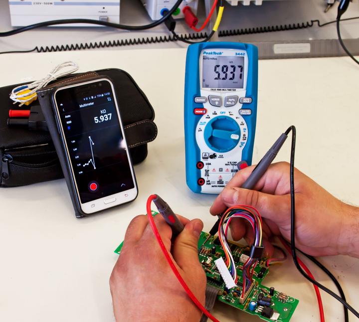 Produktbild Peaktech P 3442 True RMS Digitalmultimeter (CAT IV 600V, CAT III)