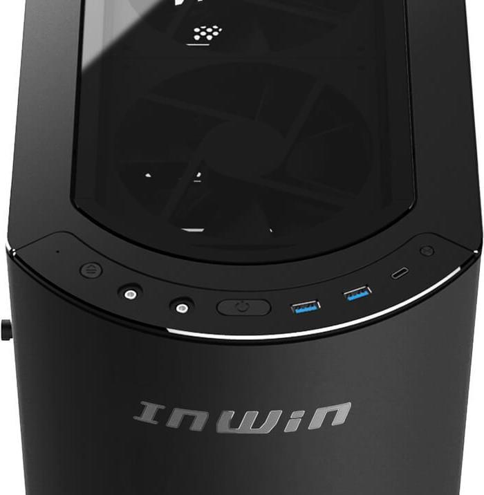 Produktbild In Win Gehäuse||915|Tower|Nicht im Glauben enthalten|ATX|EATX|MicroATX|MiniITX|Farbe Schwarz|915BLACK (mATX, Mini-ITX, ATX, E-ATX)