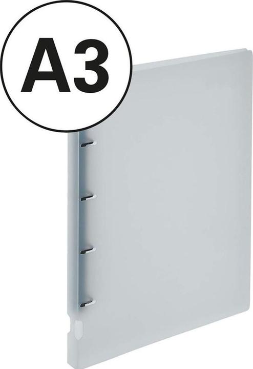 Produktbild Kolma Zeigebuch Vision A3 hoch 4 Ringe Füllhöhe 2 cm farblos (A3, 30 mm, 1 Stk.)