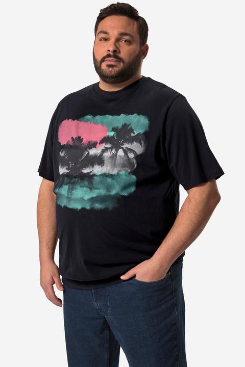 Produktbild Men+ T-Shirt Bauchfit, Halbarm, grosser Print, bis 84/86 (80)