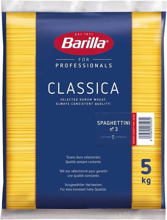 Immagine prodotto Barilla Spaghettini (5000 g)