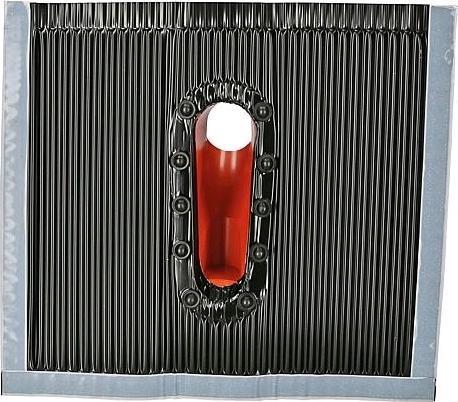 Immagine prodotto A.S. Sat Tegola in alluminio 50x45cm rossa con passaggio cavi (Altro)