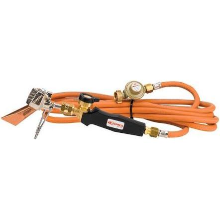 Express, Saldatore, 6678 Lötkolbenset für Zink mit Kupferkopfgriff Gasschlauch 4,75 m