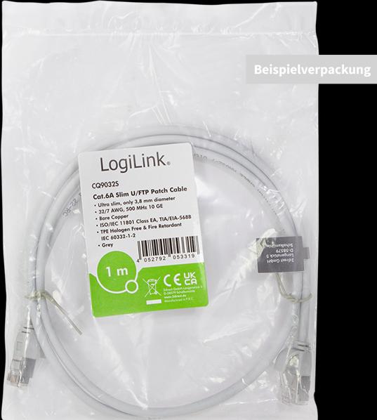 Actual product image LogiLink Network cable (STP, CAT6a, 1 m)