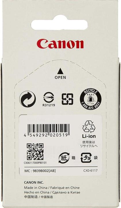 Actual product image Canon Nb-13l (Camera battery)