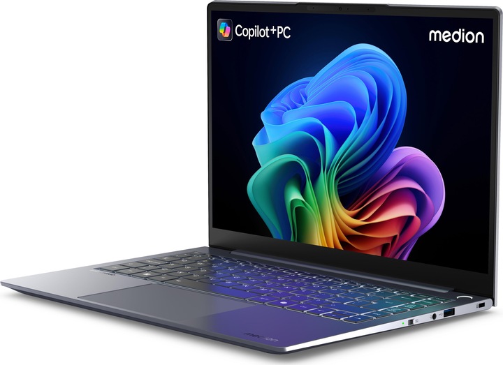 Actual product image Medion SPRCHRGD 14 S1 Elite (14", Snapdragon X Elite X1E-78-100, 32 GB, 1000 GB, CH)