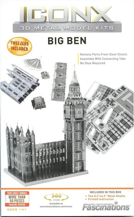 Actual product image Metal Earth Big Ben
