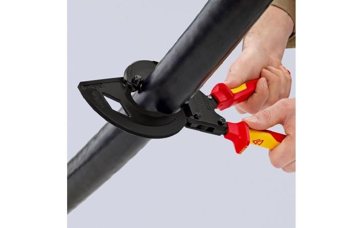 Productafbeelding Knipex Kabelschaar (ratelprincipe, drie snelheden) 95 32 320 (320 mm)