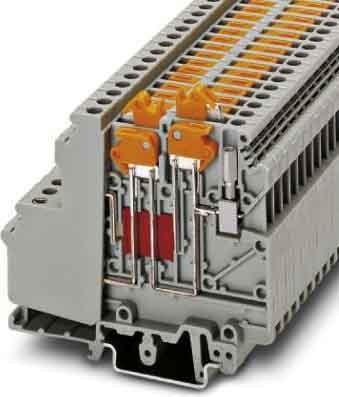 Image du produit Phoenix Contact Bloc de jonction de passage UDMTK 5-TWIN-P/P Gris 50 pcs.