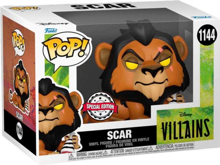 Produktbild Funko Pop! Disney Villains: Scar W/ Meat (1144) Specialty S