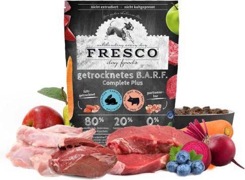 Fresco Trockenbarf Complete Plus Kaninchen mit Rind für Hunde (Adult, 1 Stk., 5000 g)