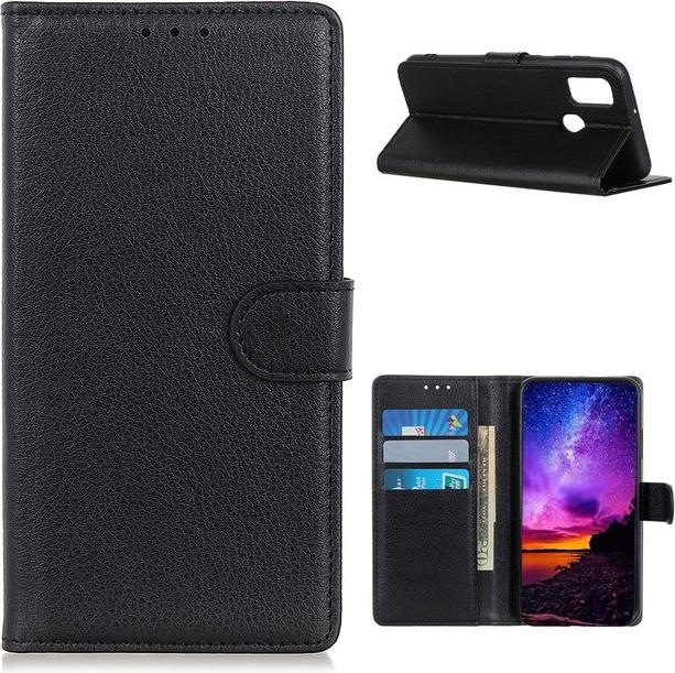 Produktbild MU Classic Litchi Leder Bookcover Series (OnePlus Nord N100)