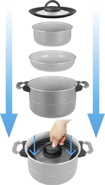 Image du produit Brunner Set de casseroles Fusion 7 + 1