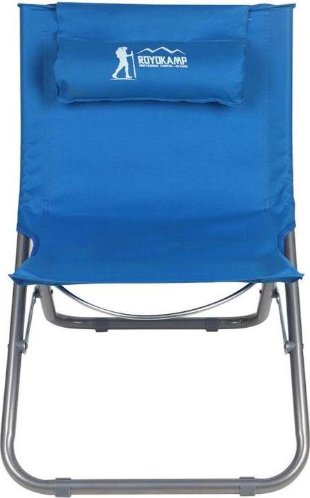 Image du produit Royokamp Chaise de plage pliante, bleu