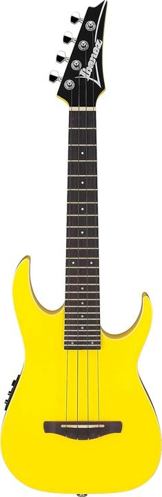 Ibanez URGT100 Sun Yellow High Gloss electric-acoustic tenor ukulele with gigbag (Tenor)