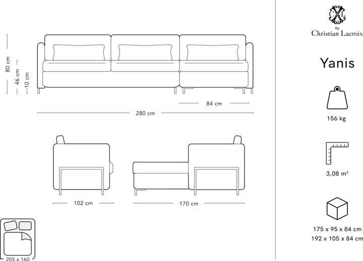 Produktbild CXL by Christian Lacroix Yanis (Ecksofa)