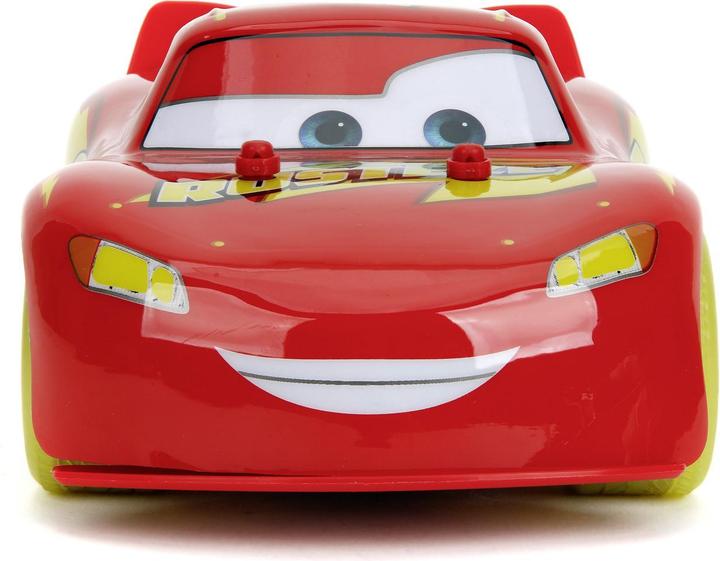 Actual product image Jada RC Lightning McQueen Glow Racers 1:14