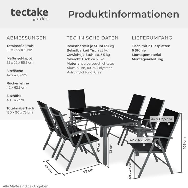 Actual product image tectake Lounge (150 cm)