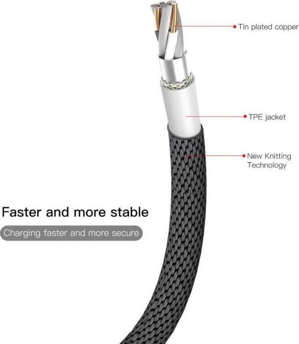 Actual product image Baseus Yiven Series for Apple (1.80 m, USB 2.0)