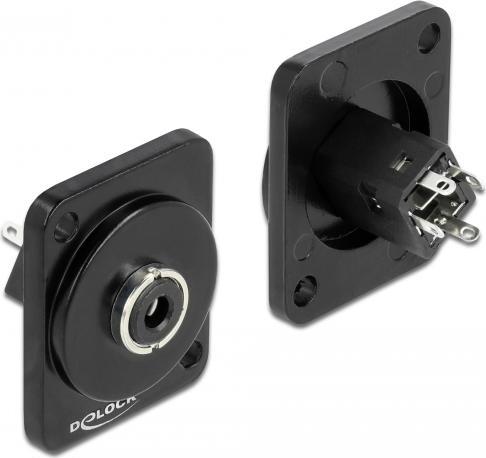 Delock D-Typ Modul 3,5 mm 3 Pin Klinkenbuchse zu Lötanschluss