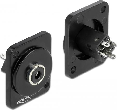 Produktbild Delock D-Typ Modul 3,5 mm 3 Pin Klinkenbuchse zu Lötanschluss