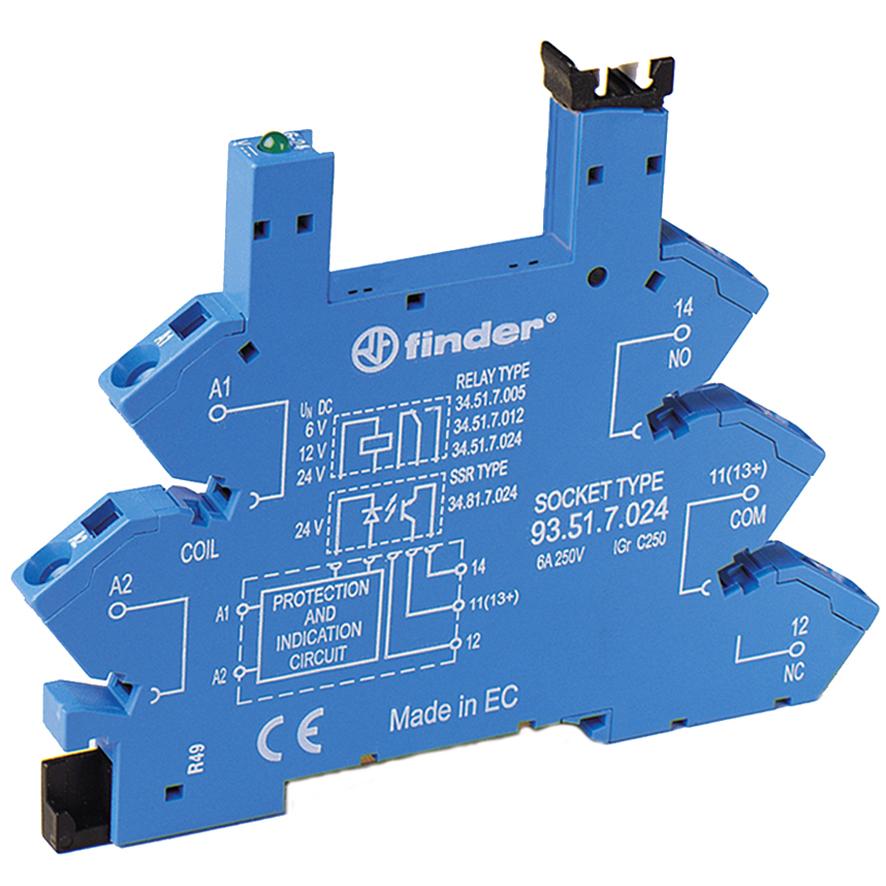 10x Finder, Zubehör Steuerungstechnik, Fassung (Relaissockel)