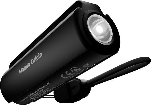 Image du produit Mobile Origin 5000mAh Compact PowerBank PB7 with Flashlight and USB-C Cable (5000 mAh)
