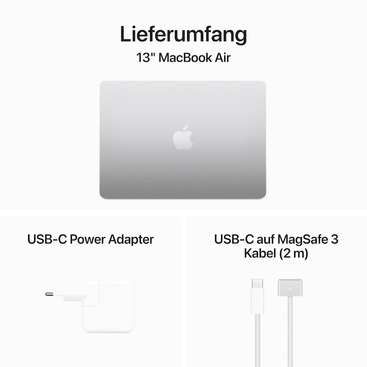 Produktbild Apple MacBook Air – 2024 (13.60", M3, 8 GB, 512 GB, DE)