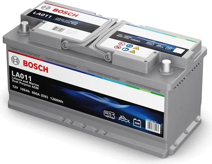 Immagine prodotto Bosch Automotive AGM Versorgungsbatterie LA010 12V 105Ah 950A (12 V, 105 Ah, 950 A)
