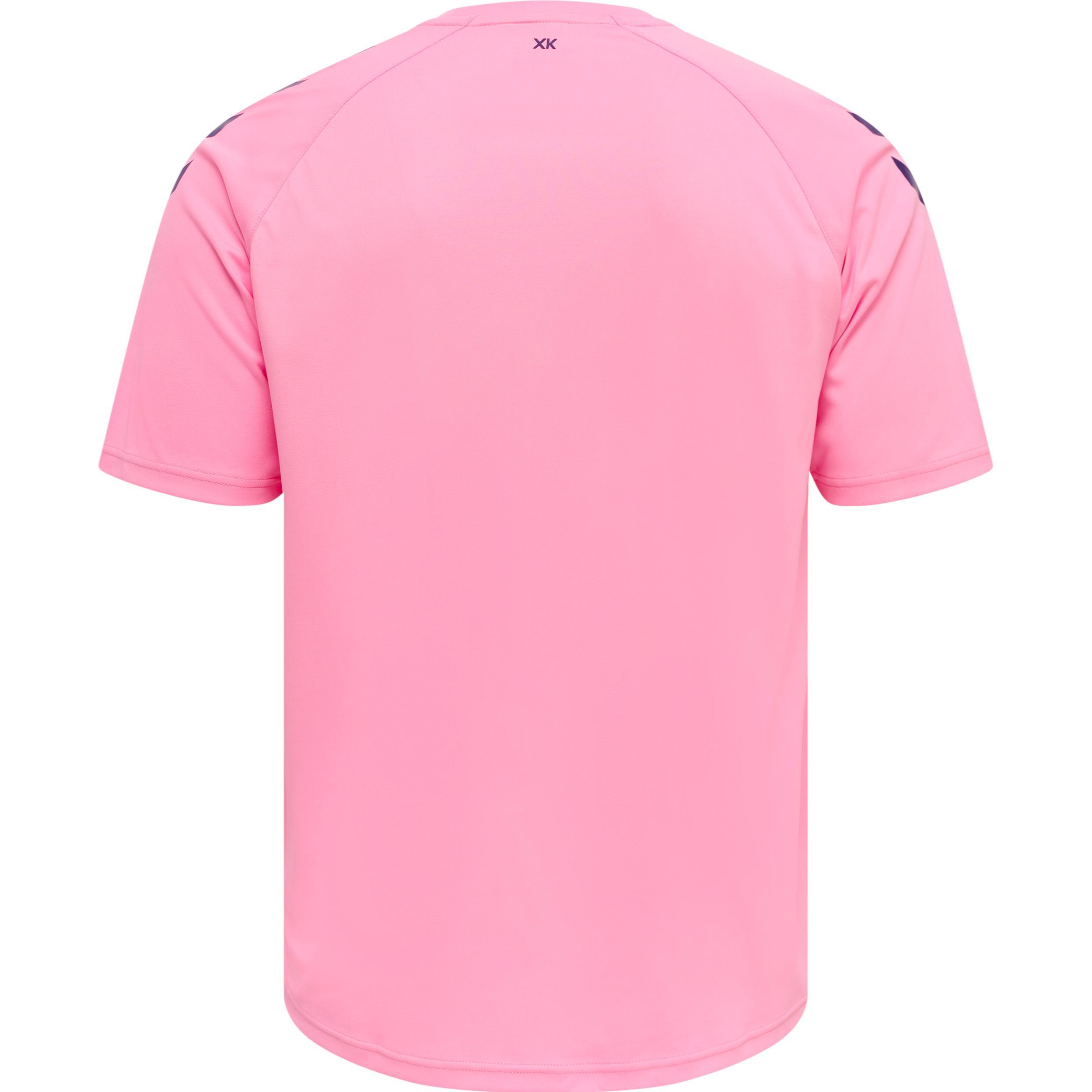 Thumbnail - hummel, Unisex, Sportshirt, Core Xk Core Poly T-Shirt S/S (L), Rosa, L