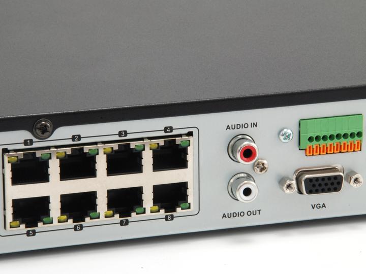Actual product image LevelOne NVR-0508 8 Channel PoE Network Video Recorder 8 PoE Outputs H.265/264 (Network Video Recorder (NVR))