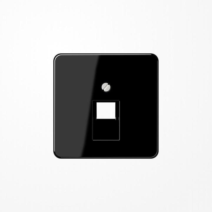 Actual product image JUNG Insert UAE/IAE 1f CD sw glz Schraubbef CD569-1UASW