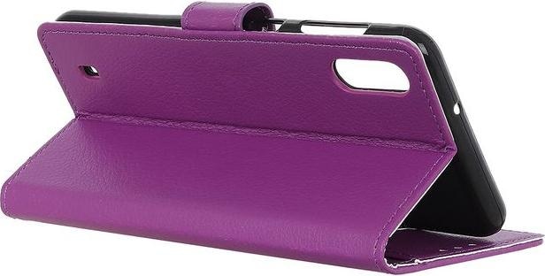 Actual product image MU Classic Litchi Leather Bookcover Series (ZTE Blade A7 (2020))