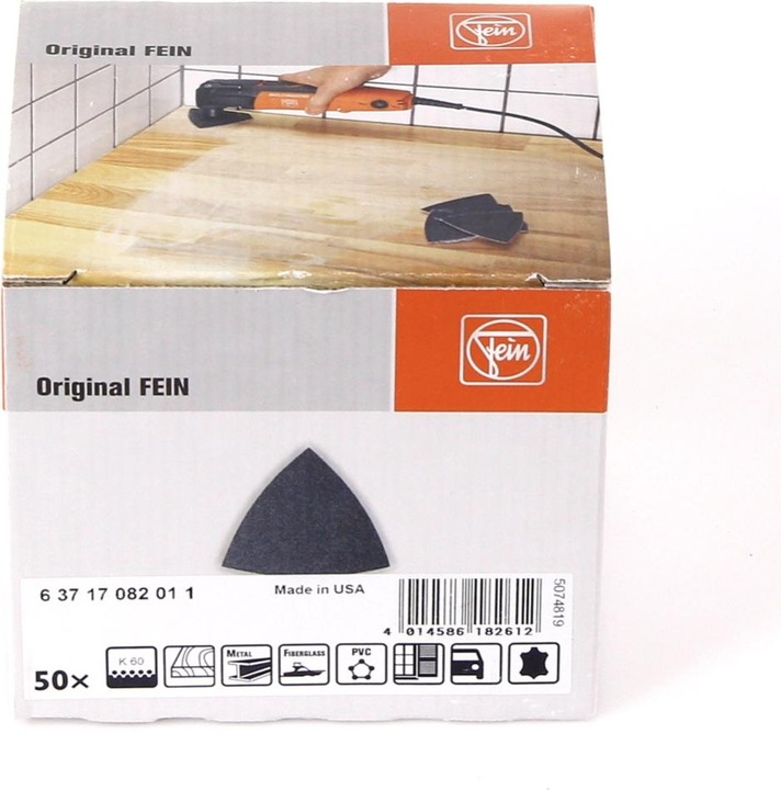 Produktbild Fein Deltaschleifpapier mit Klett (60)